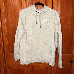 Nike Women's Light Gray Hoodie